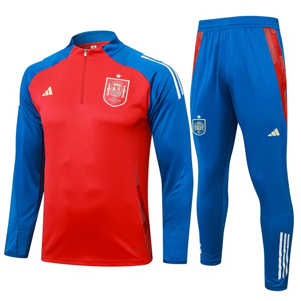 Sudadera De Training España 2024 2025 Rojo Azul 3